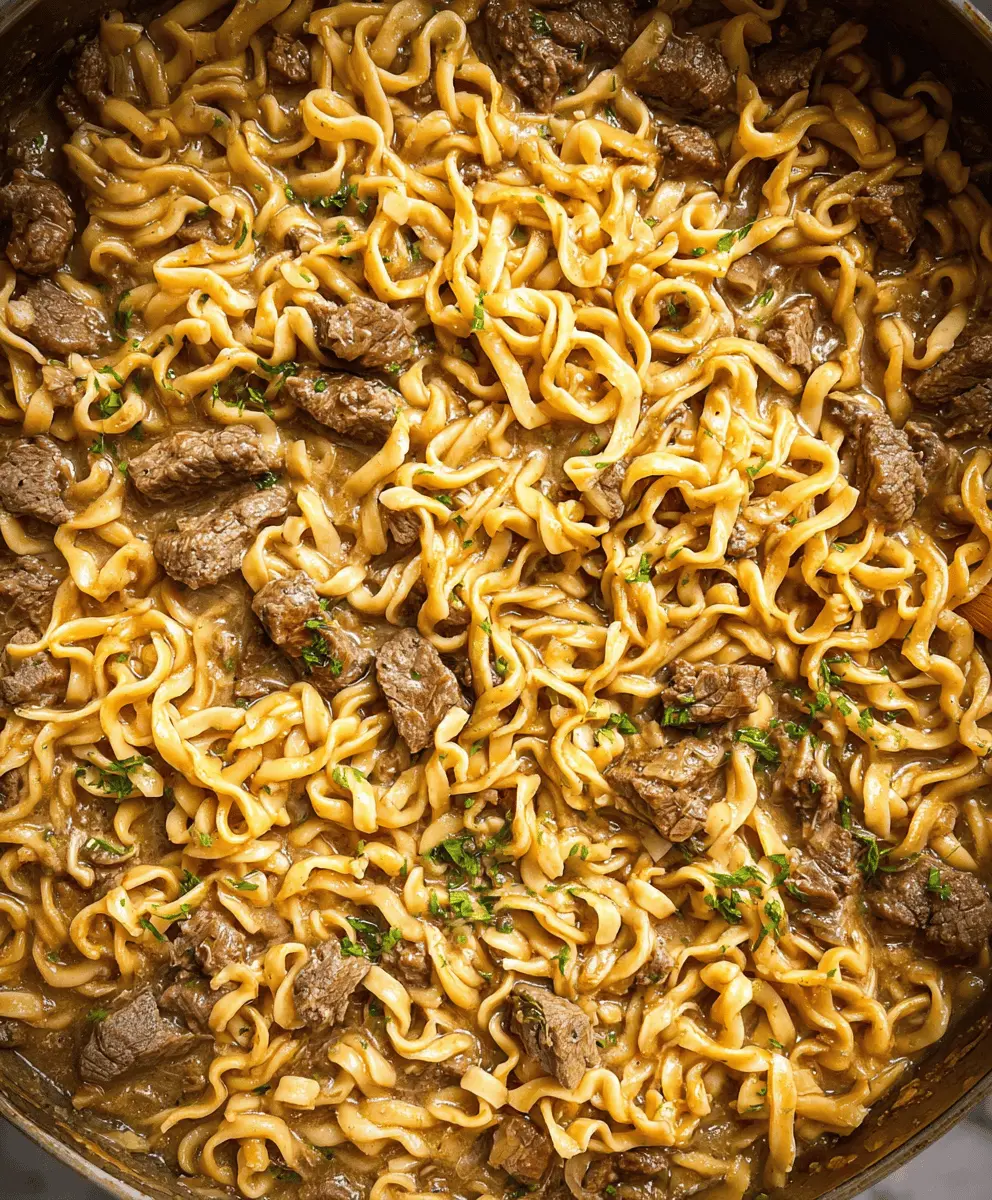 Quick and Easy 30-Minute Beef and Noodles