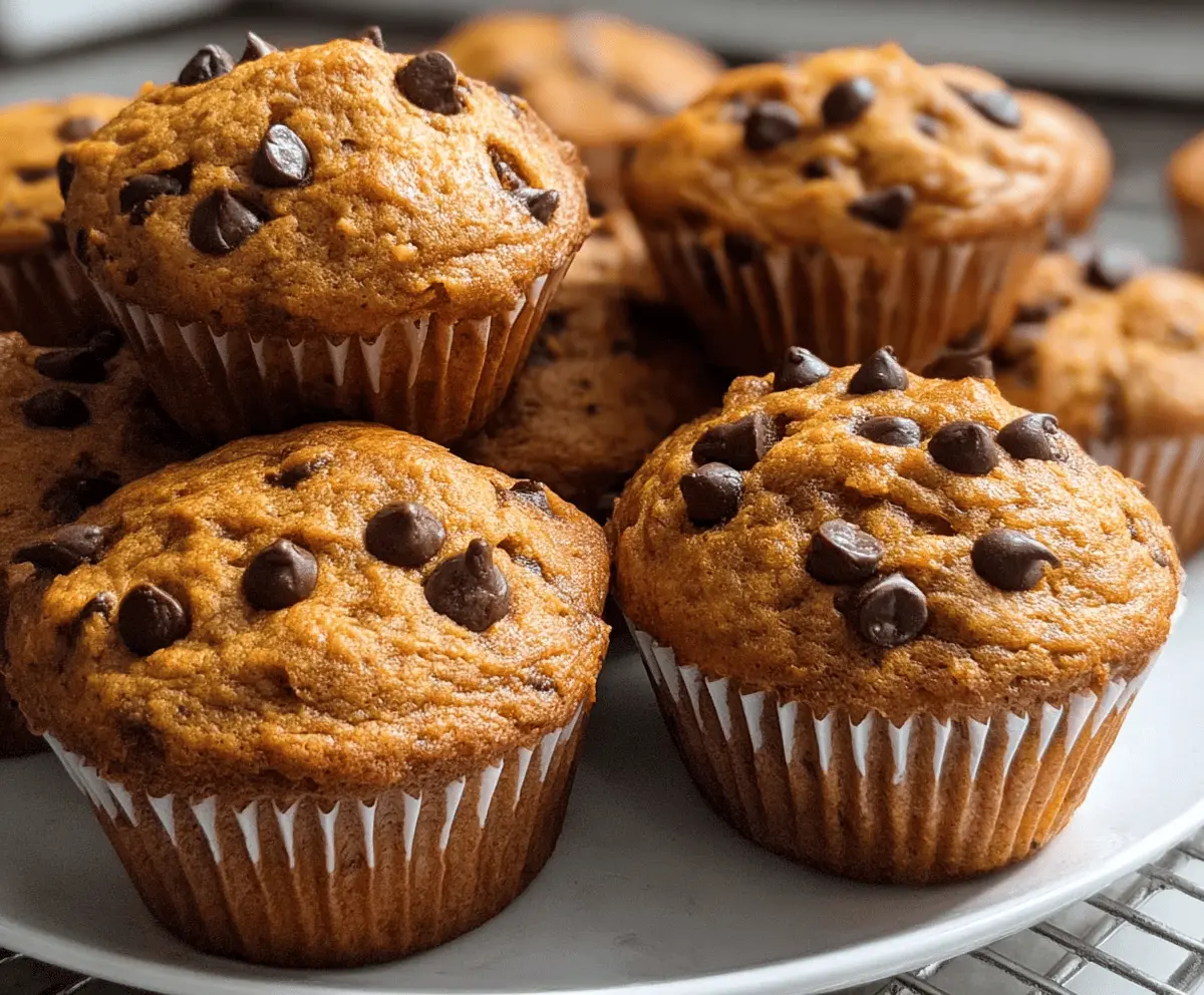 Moist Pumpkin Chocolate Chip Muffins Recipe