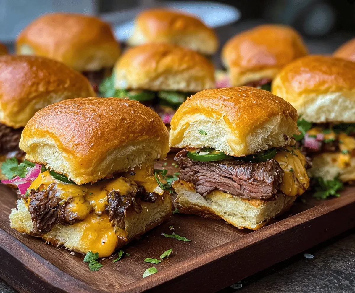 Juicy Cowboy Butter Steak Sliders Recipe
