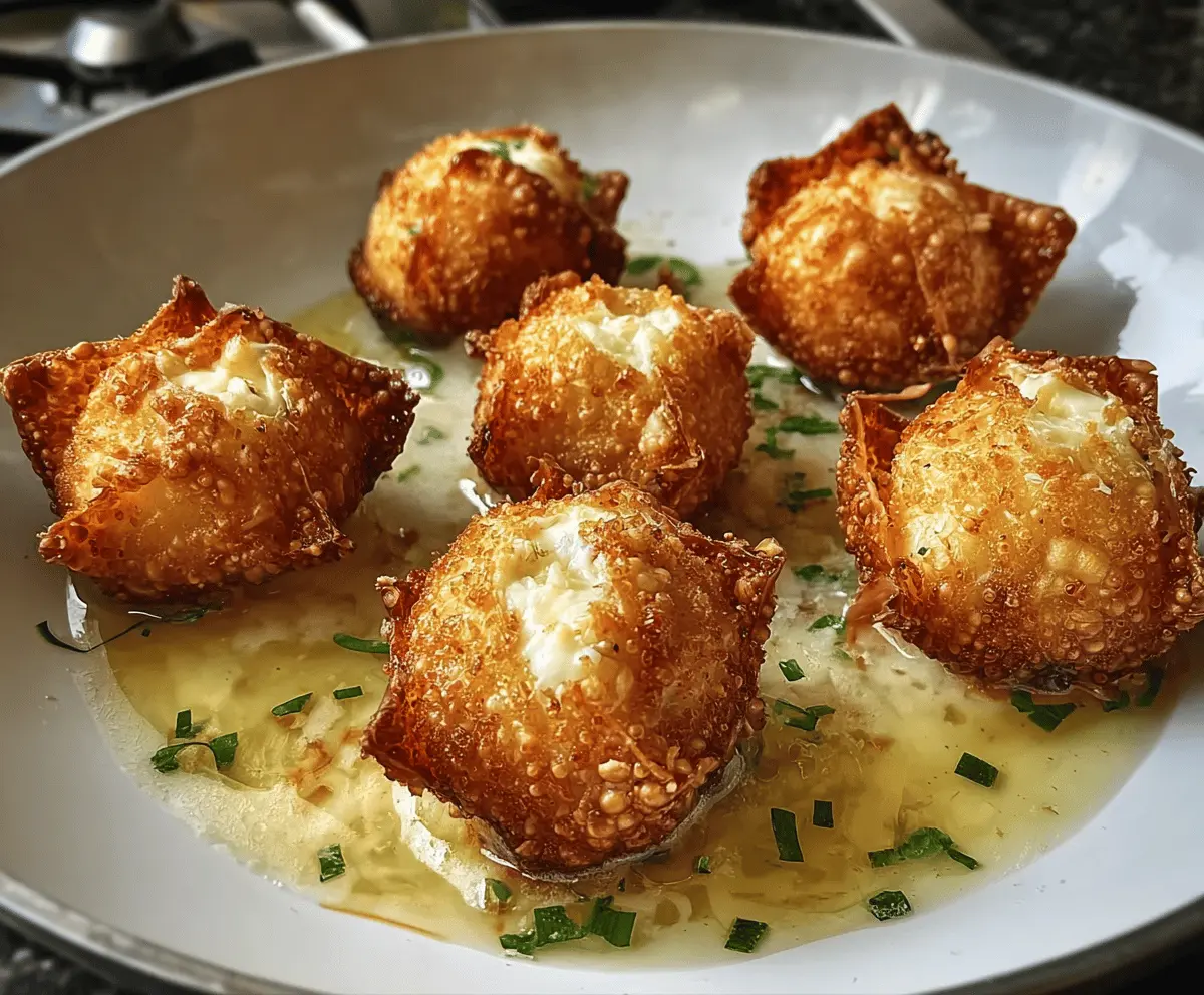 Crispy Crab Rangoon Bombs with Creamy Filling