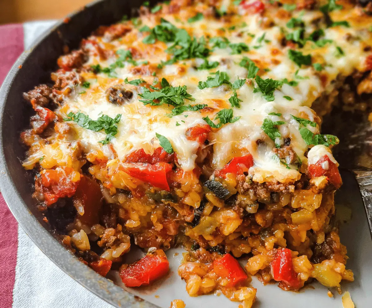 Easy Stuffed Pepper Casserole Recipe