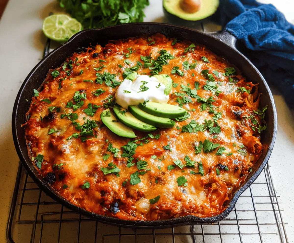 Healthy Enchilada Skillet Recipe for Easy Dinners