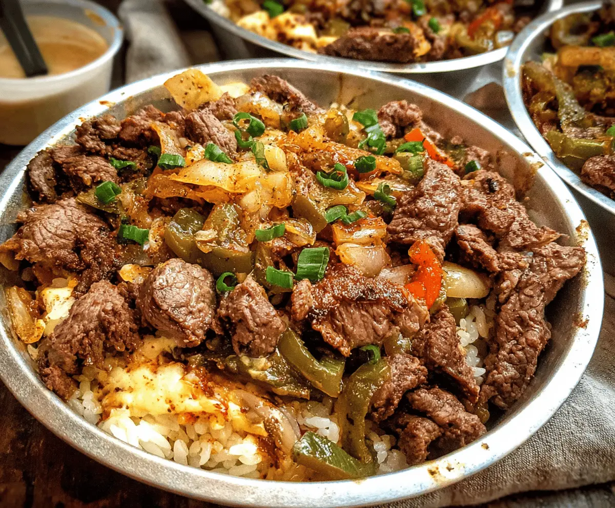 Easy Philly Cheesesteak Bowls Recipe
