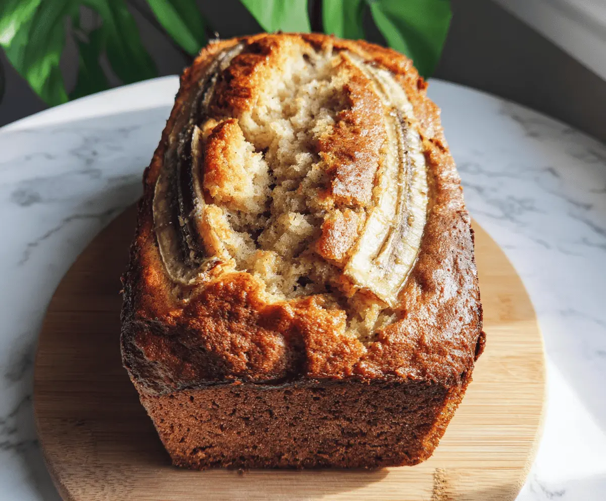 Easy Honey Vanilla Banana Bread Recipe