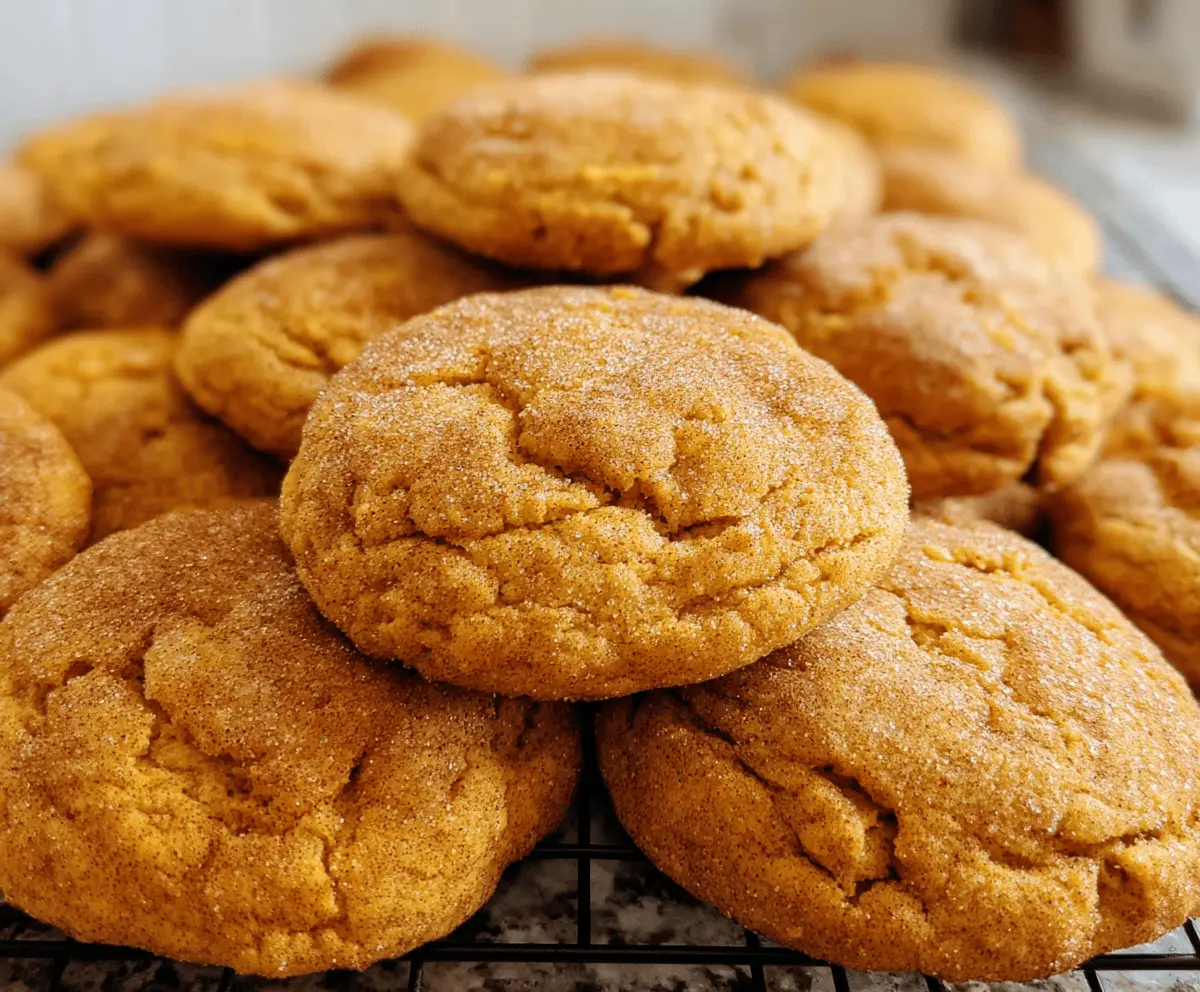 Soft and Chewy Pumpkin Cookies Recipe