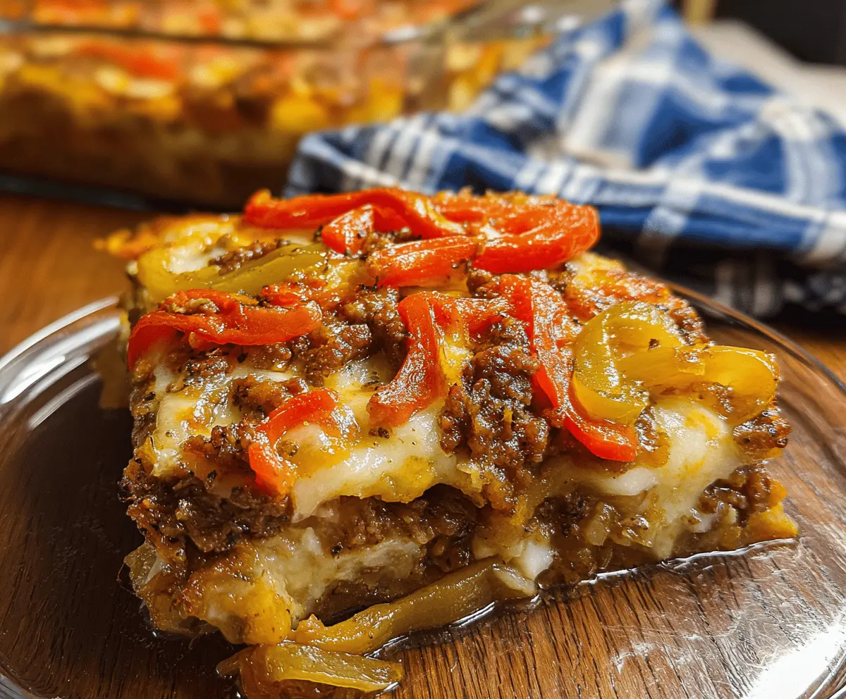 Southern Five Layer Beef Casserole Recipe